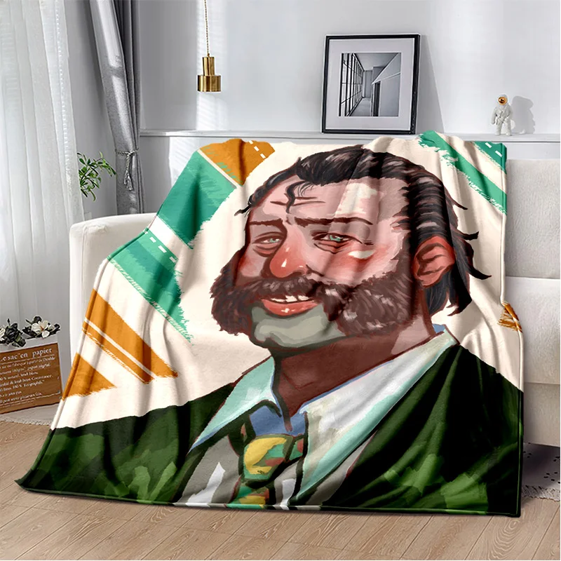 Игровое мультяшное одеяло для дискотеки мягкое дома спальни кровати дивана