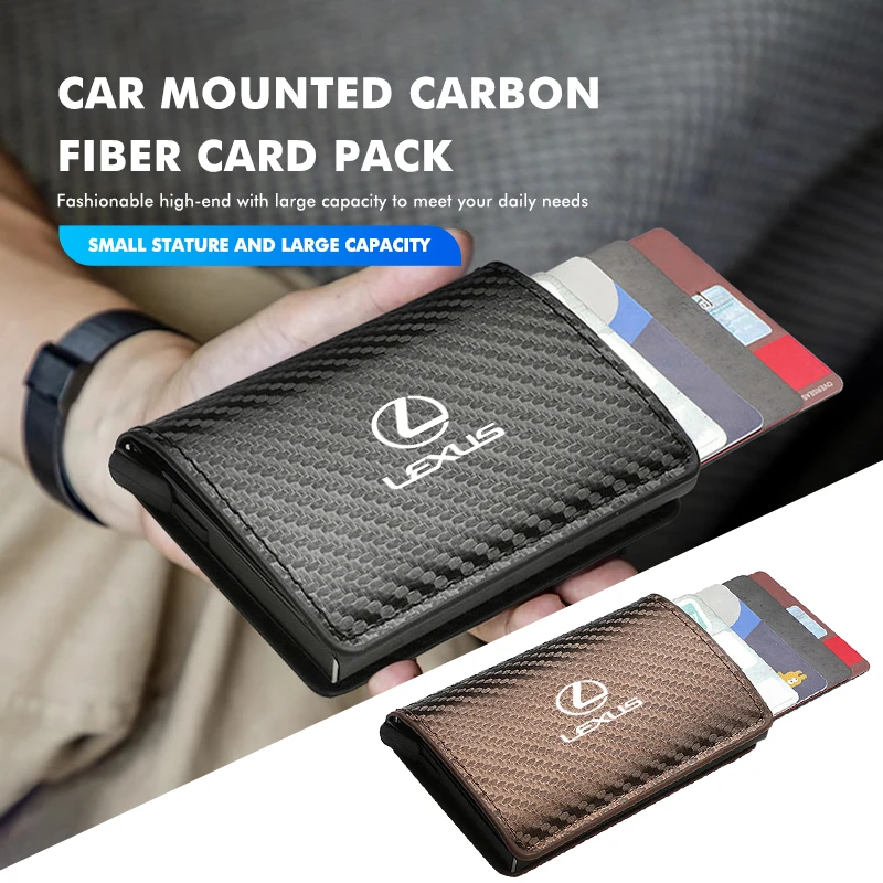 Автомобильный многослойный кошелек для мелочей держатель кредитных карт Lexus CT ES