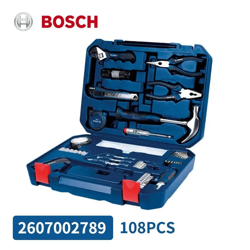 

Bosch Tool Kit 108PCS 2607002789 Hand Tool Sets For Wood Working Tools