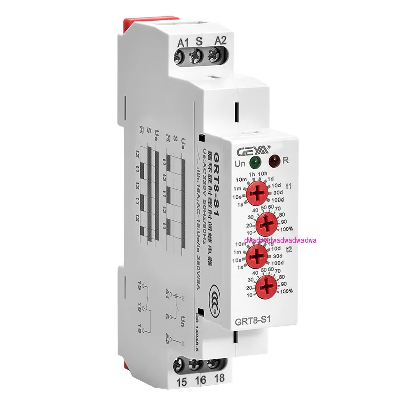GRT8-S1S2 Прерывистое циклическое реле двойного времени с регулируемым временем