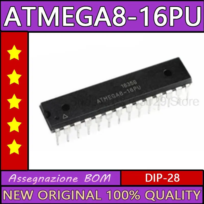 

10 шт. Φ ATMEGA8 DIP28, микроконтроллер, Новинка