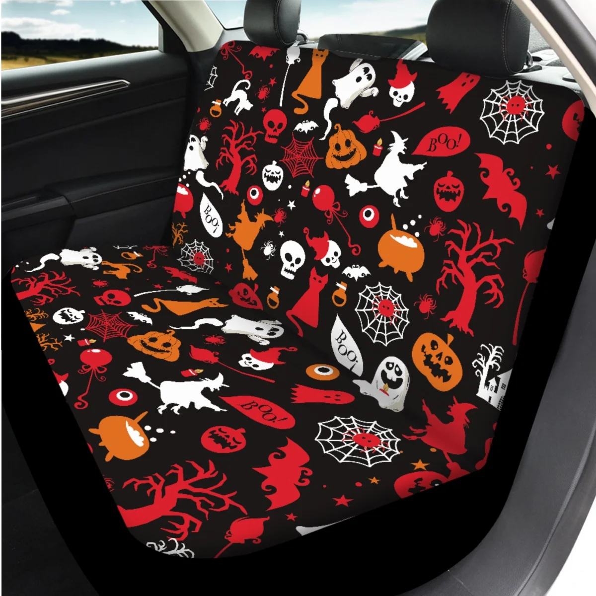 Украшение на Хэллоуин универсальные автомобильные аксессуары с тыквой ведьмы