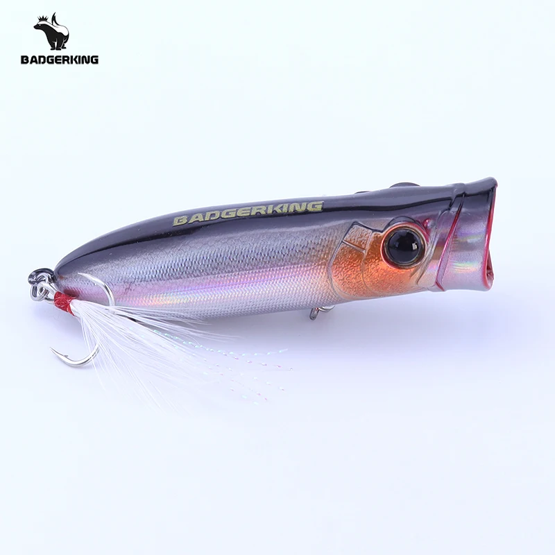 

Top water fishing popper fishing lure wobblers with big mouth top water hardbait artificia lures 9cm 20g mindium size