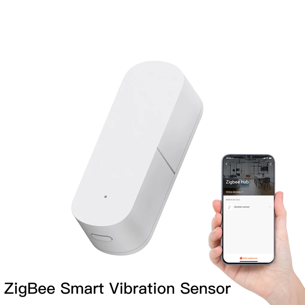 

Tuya ZigBee Wireless Vibration Sensor Detection Intelligent Window Motions Shock Security Alarms Electronic Mall