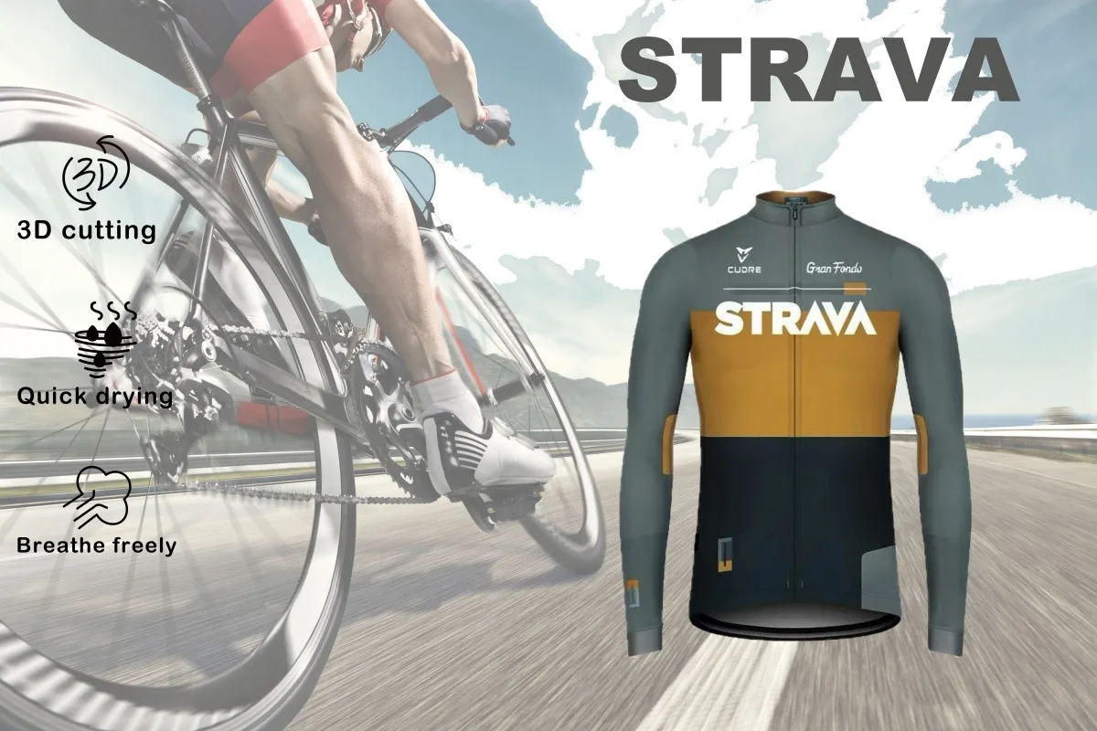 C46P STRAVA Мужские велосипедные рубашки куртки для горного велосипеда мужские майки