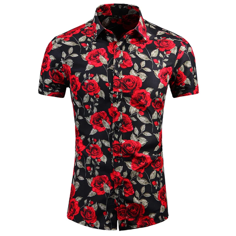 

Summer Hawaii Shirt for Men Regular Fit Short Sleeve Mens Hawaiian Shirts with Large Variety of Colors and Designs