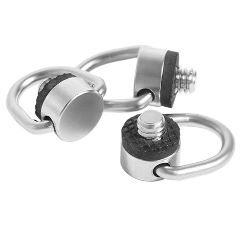 

Strap Screw D Ring Camera Screw Mount 1/4 Inch Tripod Head Quick Release Plate Screw Adapter