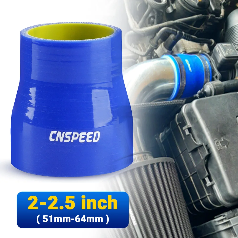 

Силиконовый шланг CNSPEED 2-2,5 дюйма, 51-64 мм, прямой соединительный элемент, Соединительный адаптер, воздухозаборная труба для интеркулера, длин...