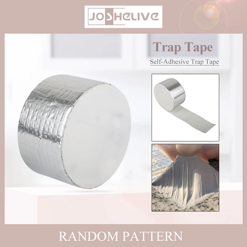 

Aluminum Foil Butyl Rubber Tape Self Adhesive High temperature resistance Waterproof for Roof Pipe Repair Home Renovation Tools