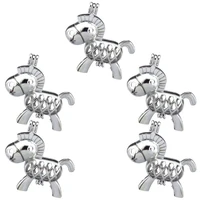 fashion charm donkey pearl cage locket aromatherapy diffuser pendant necklace bracelet customied jewelry making 10pcs bulk