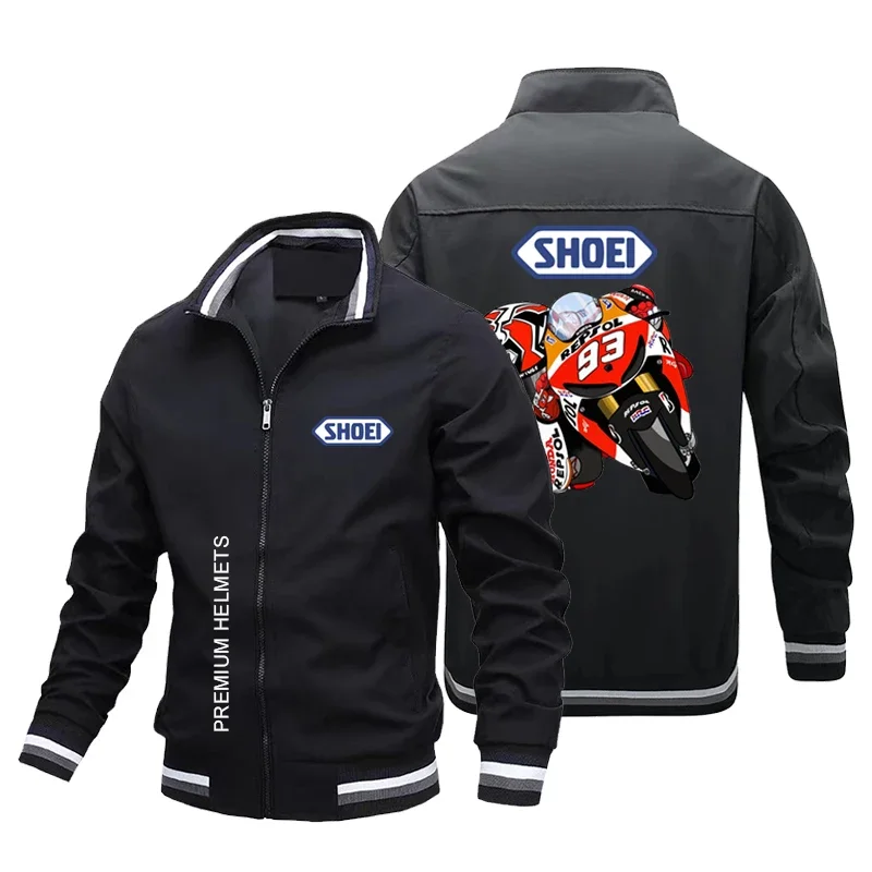

Мужская куртка SHOEI, мотоциклетная гоночная куртка Marquez 93, мотоциклетная куртка, Повседневная зимняя спортивная куртка