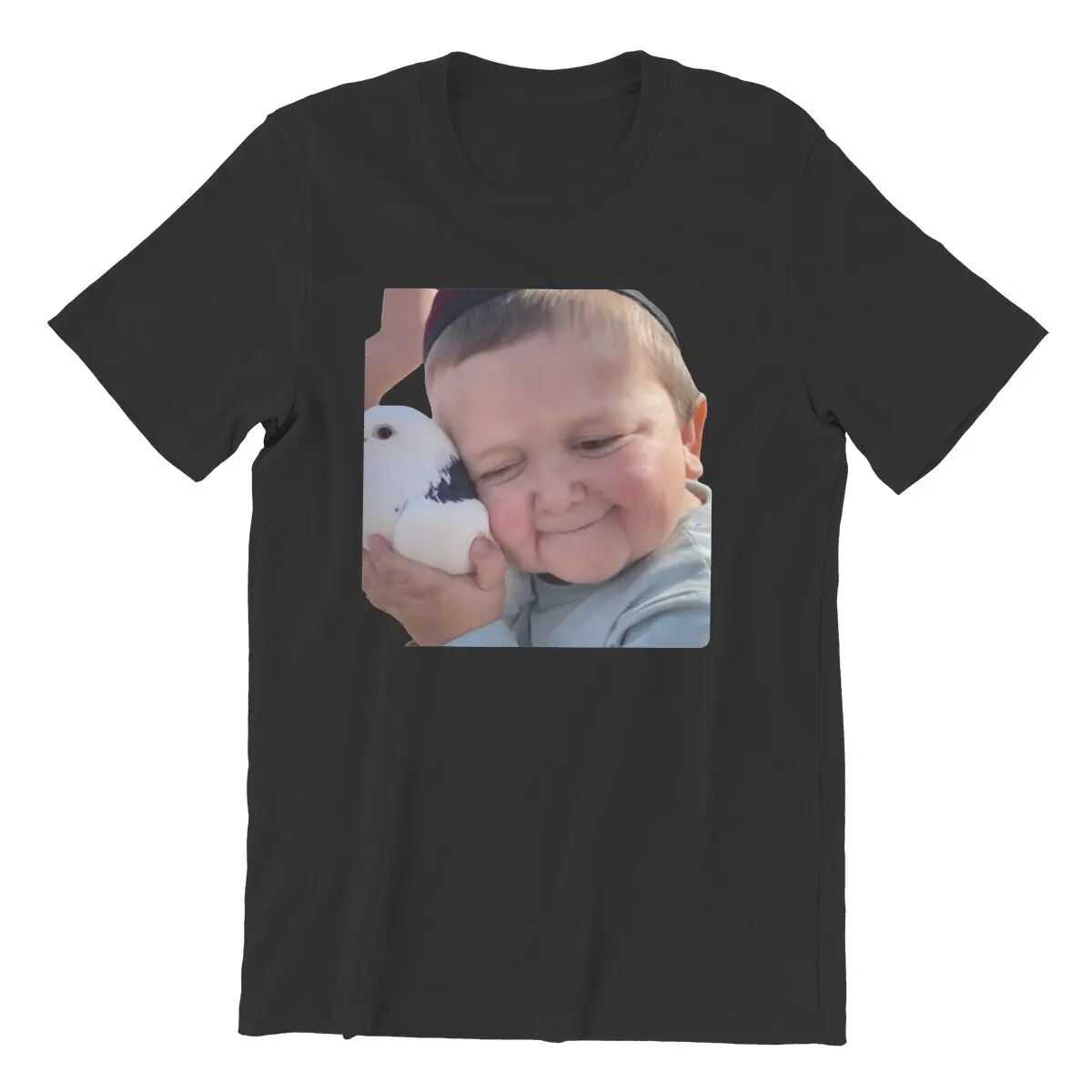 

Men T-Shirts Hasbulla Magomedov Cute with Bird Leisure Cotton Tees Short Sleeve Celebrity Awesome T Shirts Clothing Gift Idea
