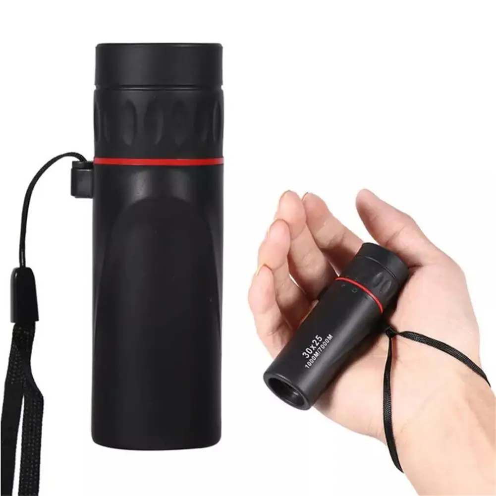 

New 30 x 25 Mini Monocular With Wrist Strap Lightweight Portable Pocket Telescope For Outdoor Camping Fishing