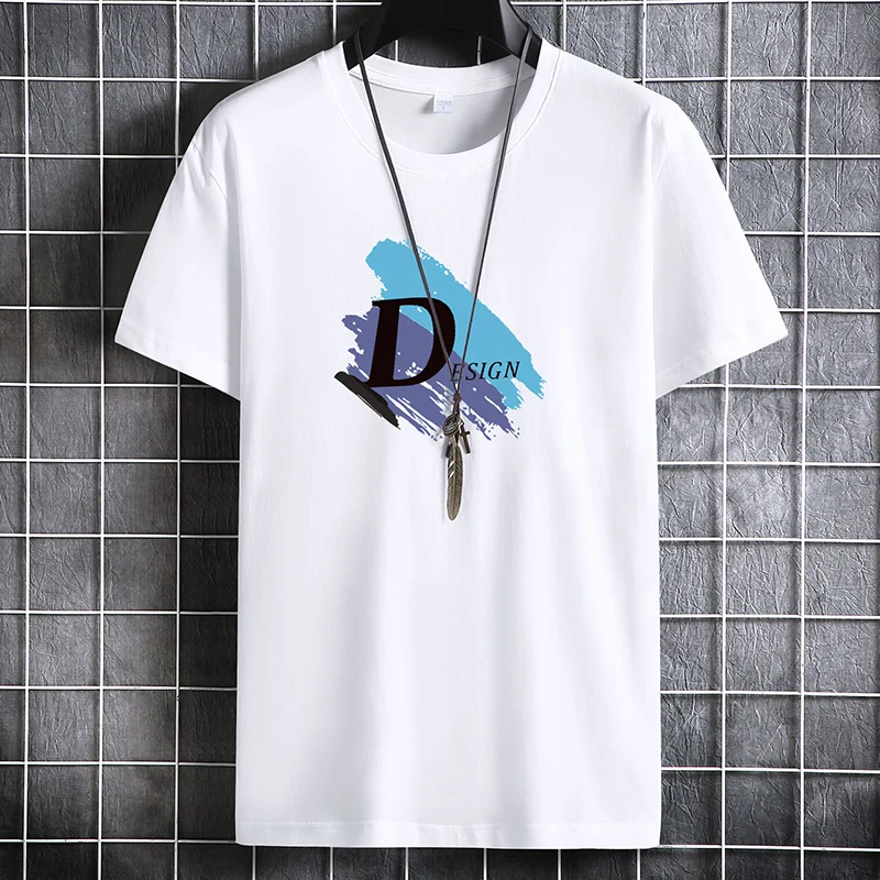 

2022 New Men's Summer T-shirt Male Fashion Summer Cotton Clothes Comfortable T-shirt Summer Cool Clothes Men's T-shirt