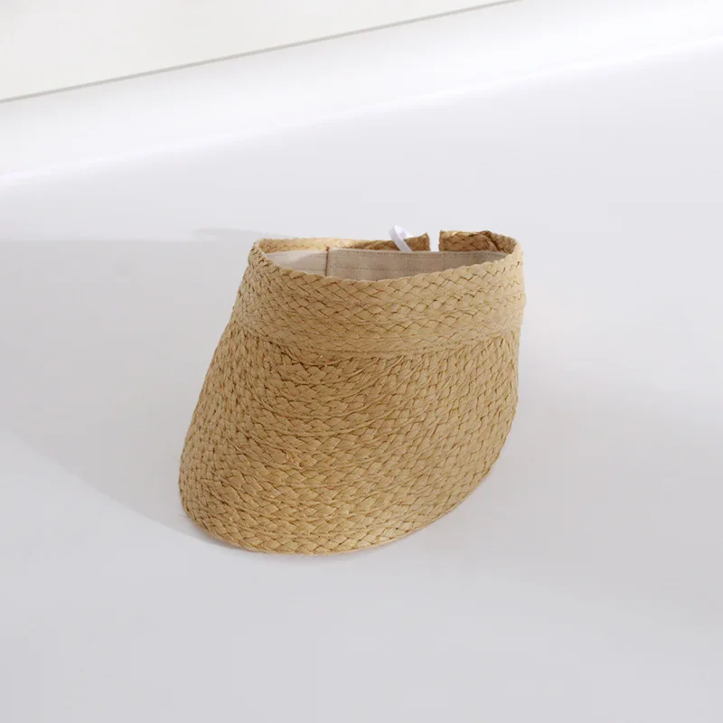 Летняя женская соломенная шляпа с широкими полями складной солнцезащитный