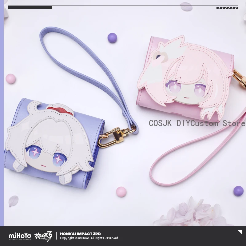 Фото Оригинальный MiHoYo Honkai Impact 3rd Elysia Kiana Kaslana, чехол для наушников для косплея, сумка, милая игра, аниме-подвеска, подарок на Хэллоуин №4