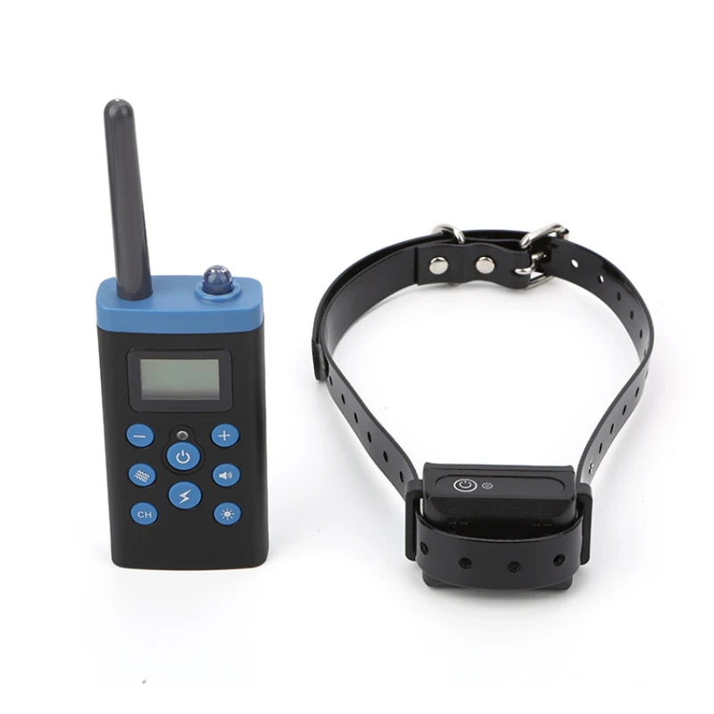 

Waterproof 100% 1000m Pet Electronic Rechargeable Remote Anti Bark Shock Smart Dog Training Collar