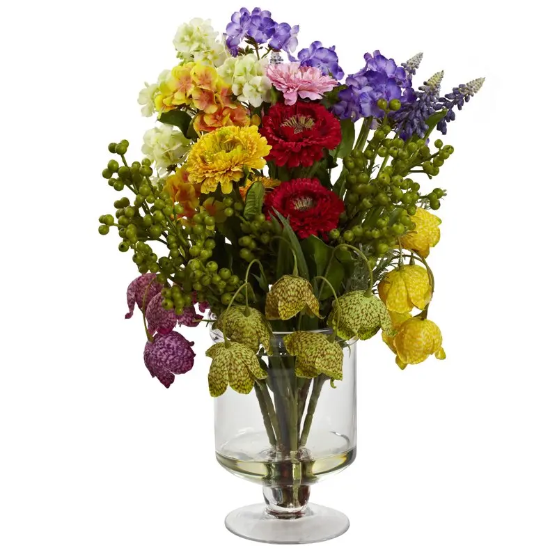 

Spring Floral Arrangement Artificial Flowers, Assorted