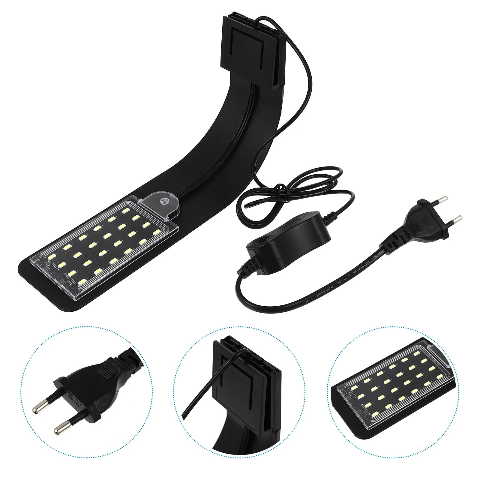 

1PC High Power LED Creative High Brightness Clip-on Lamp for Aquarium Cabinet