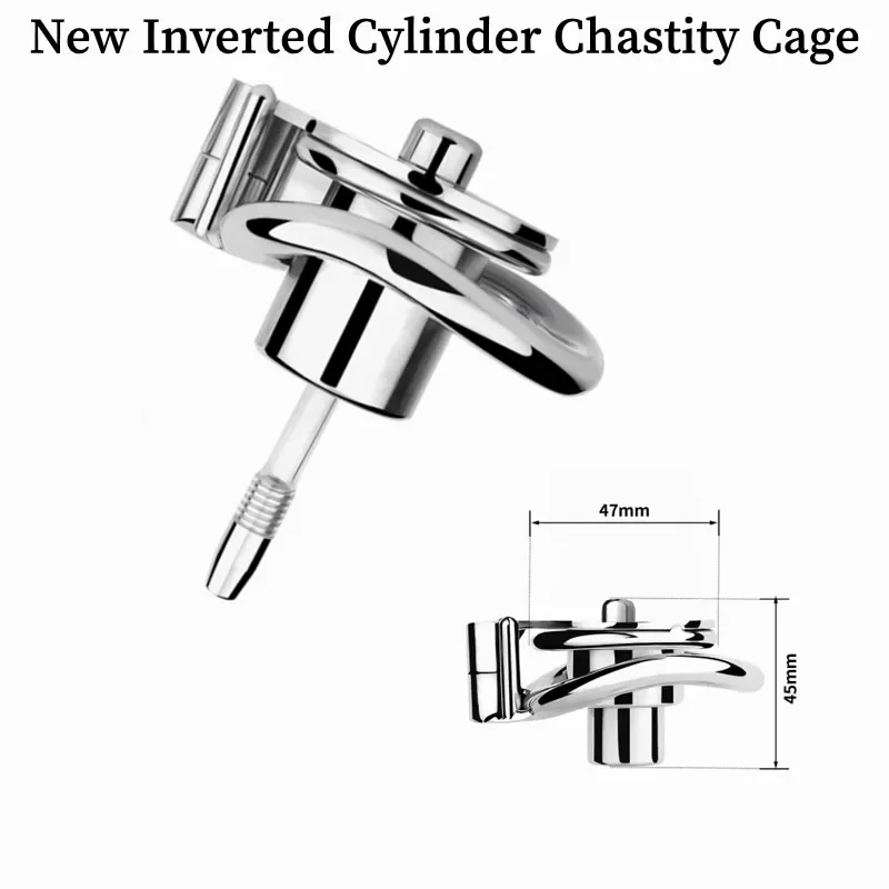 Новинка 2023 мужская клетка из нержавеющей стали с силиконовым катетером