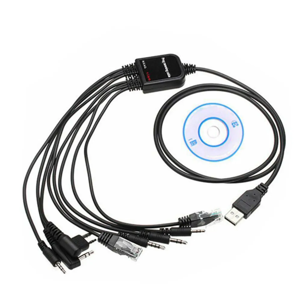 Функциональный телефон 8 в 1 USB кабель для программирования и драйвер CD Motorola Baofeng