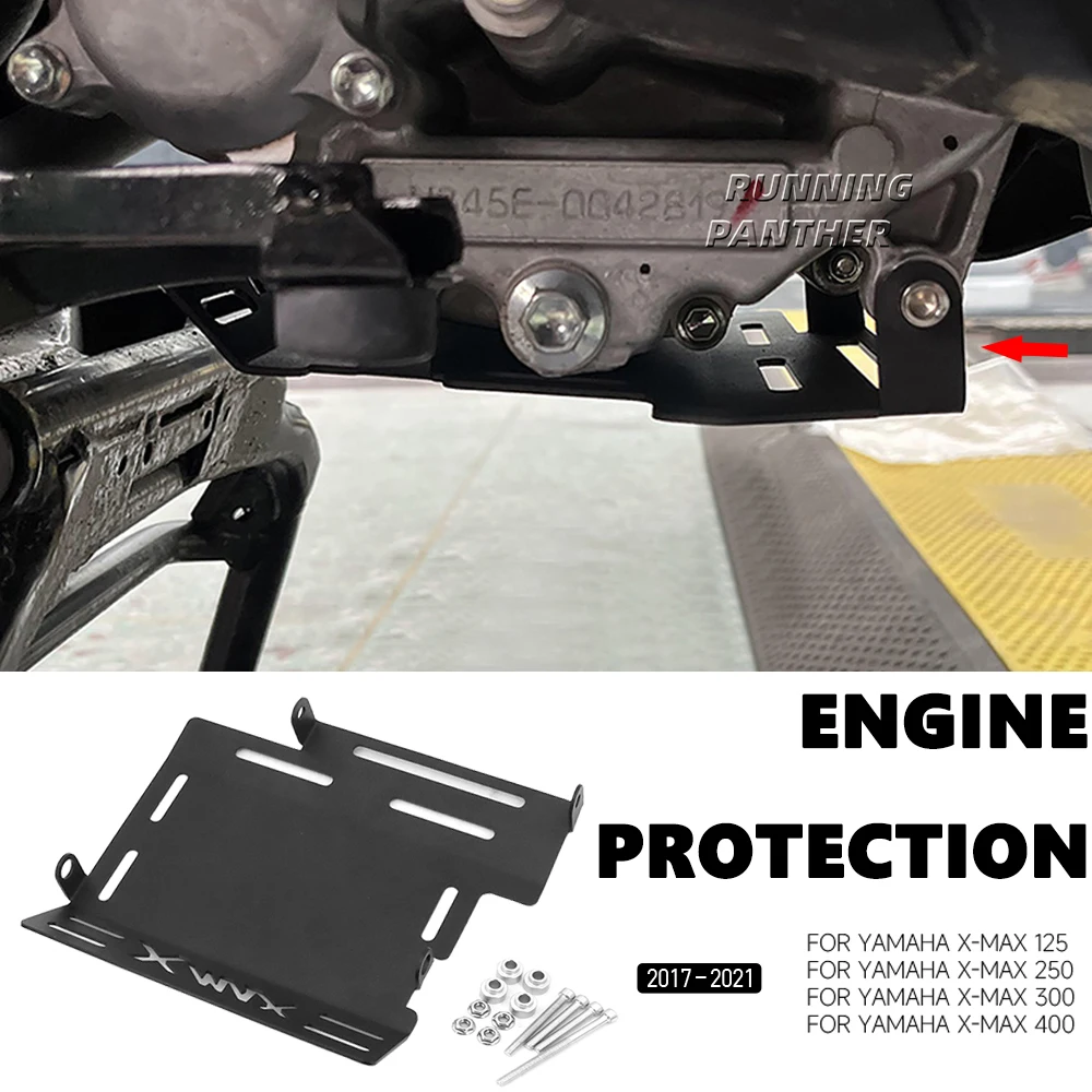 Новая защита двигателя мотоцикла защитная крышка шасси для YAMAHA X-MAX 125 250 300 400 XMAX