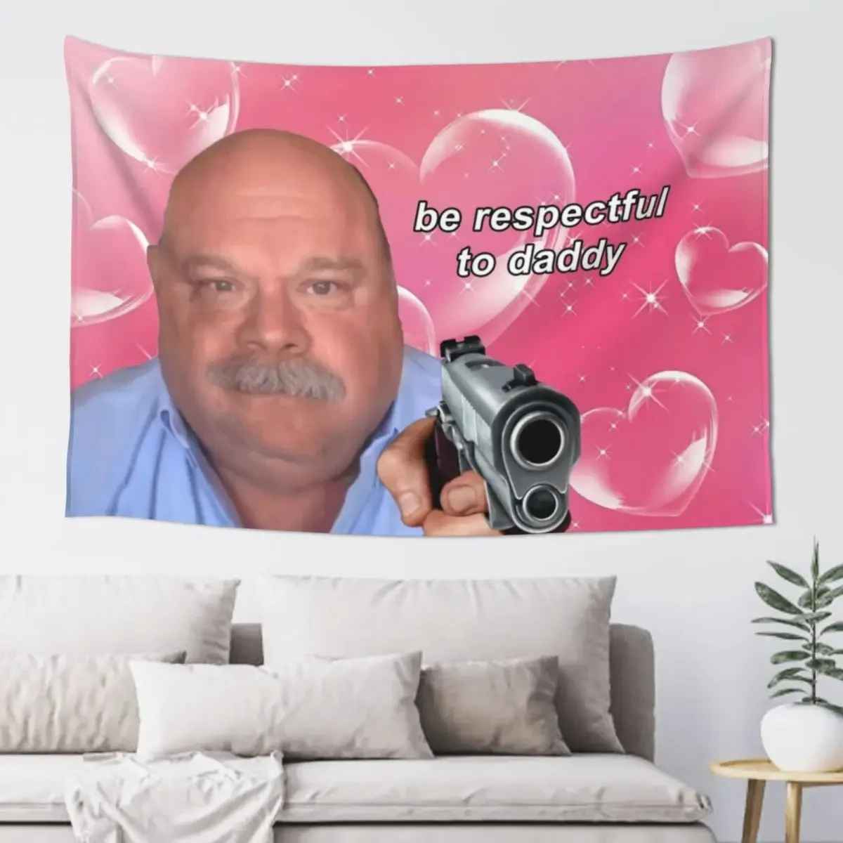 Гобелен Daddy Winkle Bertram Be Respectful to Wow