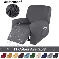 waterproof recliner sofa cover for living room elastic recliner slipcover lazy soft sofas cover for single seat home hotel decor