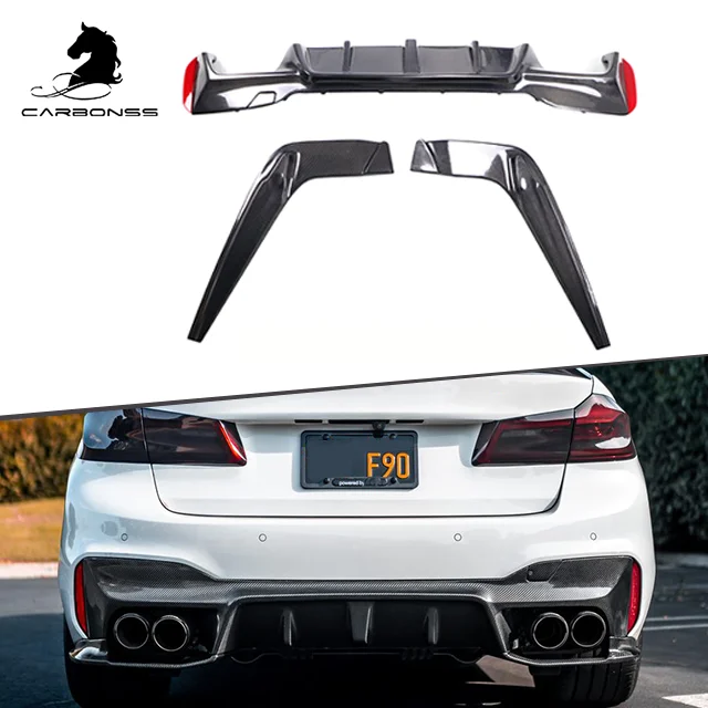 

Hot Sale F90 M5 Rear bumper diffuser for F90 m5 3d carbon fiber rear diffuser