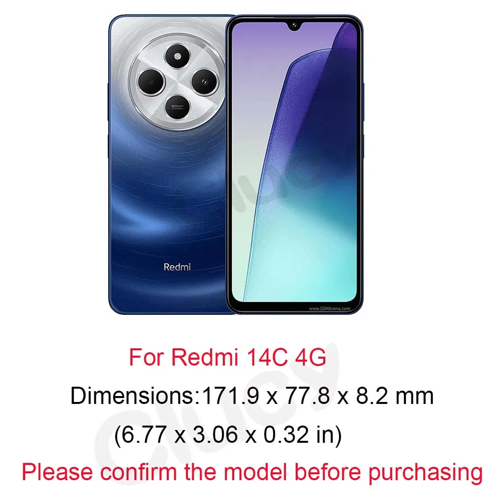 Для Redmi 14C 4G противоударный складной бронированный чехол для A3