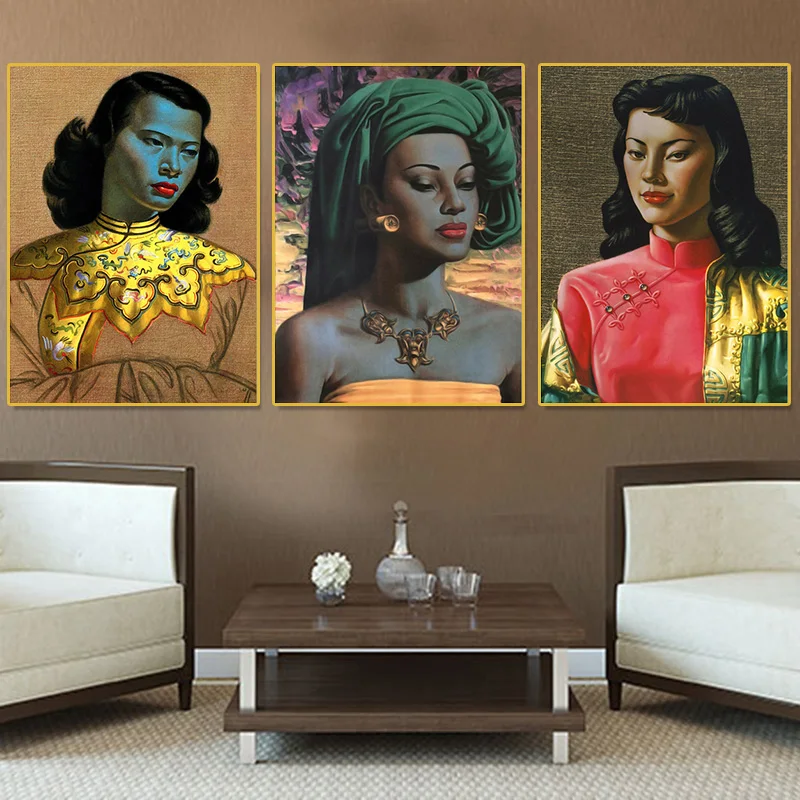 Tretchikoff постер для творчества винтажная БАЛИЙСКАЯ девушка настенное искусство