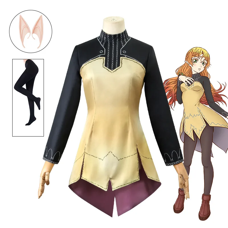 

Anime Uncle From Another World Elf Cosplay Costume Anime Cosplay Tsundere Elf Cos Isekai Ojisan Costume and Cosplay Wig