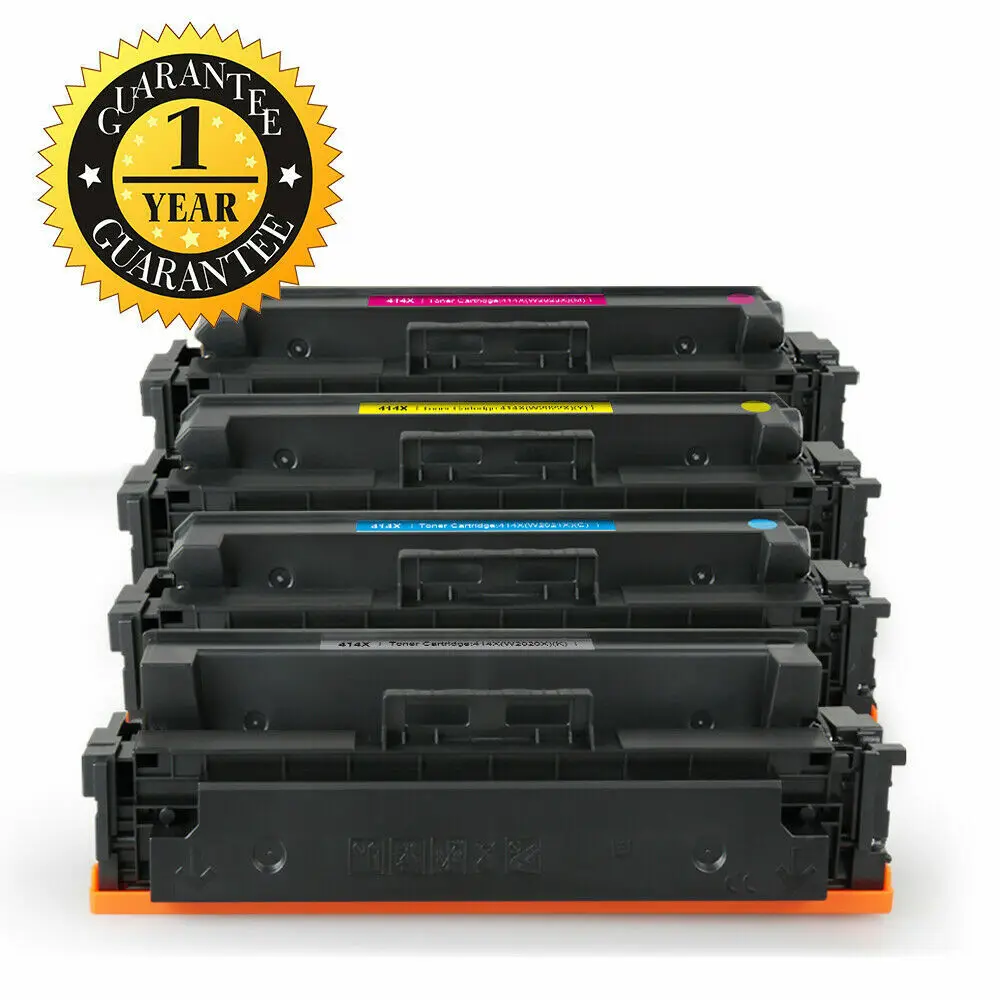 

4 PK 414X W2020/1/2/3X Toner Set (Without Chip) For HP Color LaserJet M454 M479