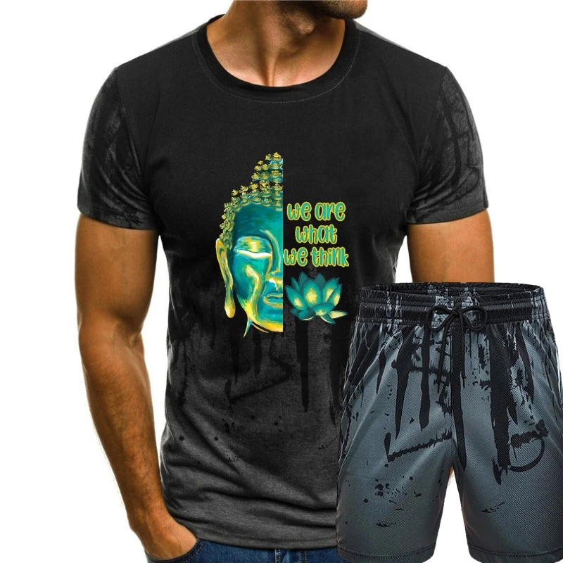 

Футболка мужская с круглым вырезом и графическим принтом Будды