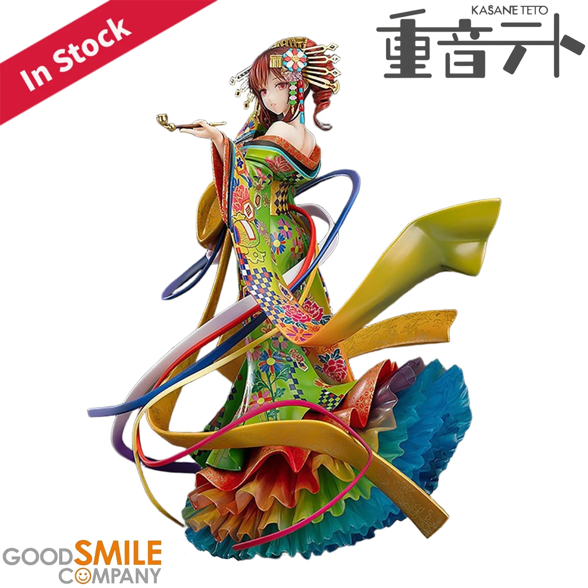 Фото Оригинальная оригинальная компания Good Smile Prepainted Utau Kasane Teto Yoshiwara Lament Ver. Коллекция готовых фигурок 1/7 H=270 мм №1