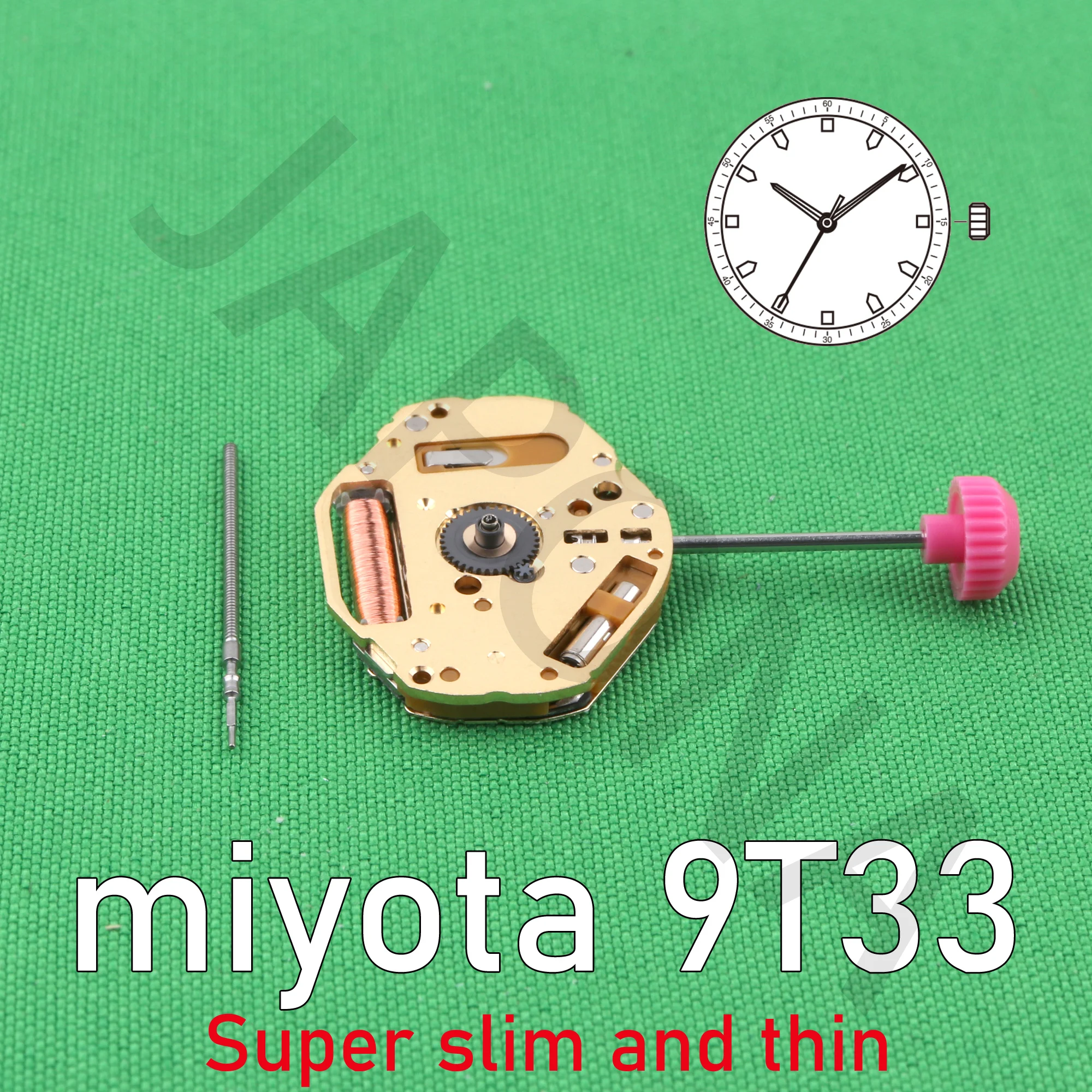 miyota 9t33 movement Super slim movement quartz movement Perfect for designs with an ultra-thin profile japan movement