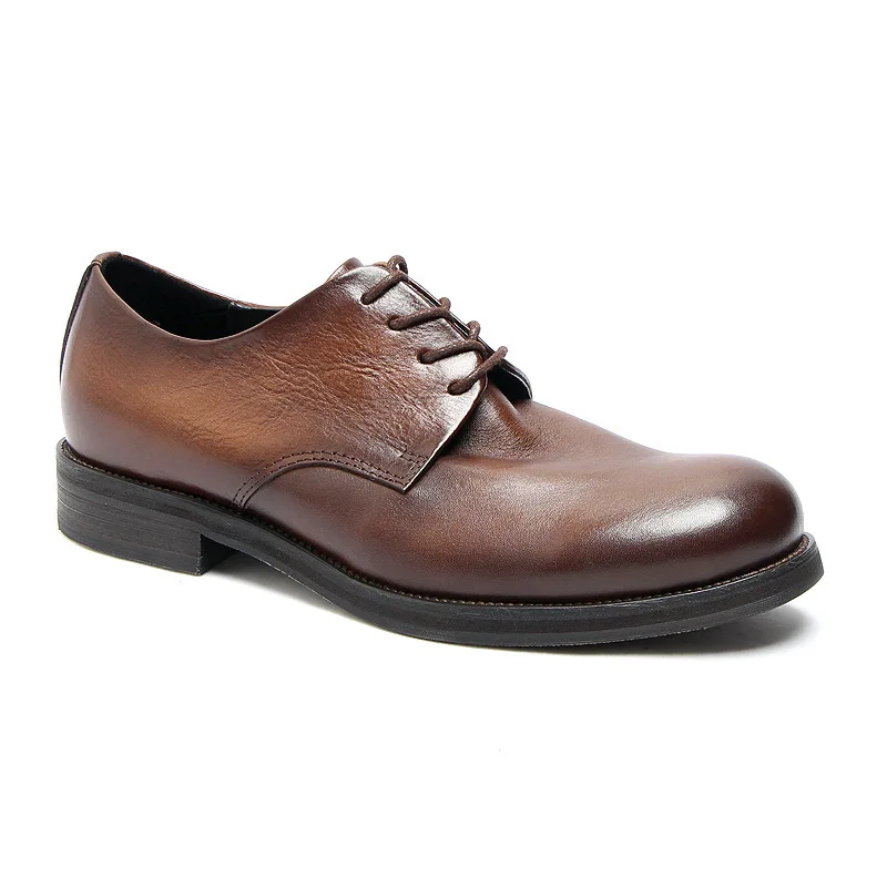 

designer shoes men high quality British retro men shoes all-match cowhide men dress shoes loafers Men Dress Shoes Summer spring