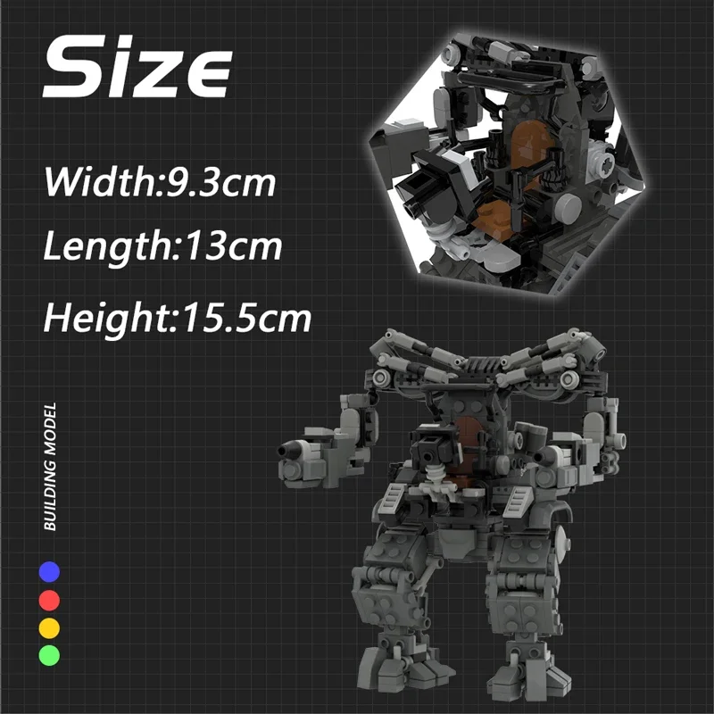 MOC-91373 научная фантастика фильм Mecha Zion машина монстр-кирпич модель матрица APU робот