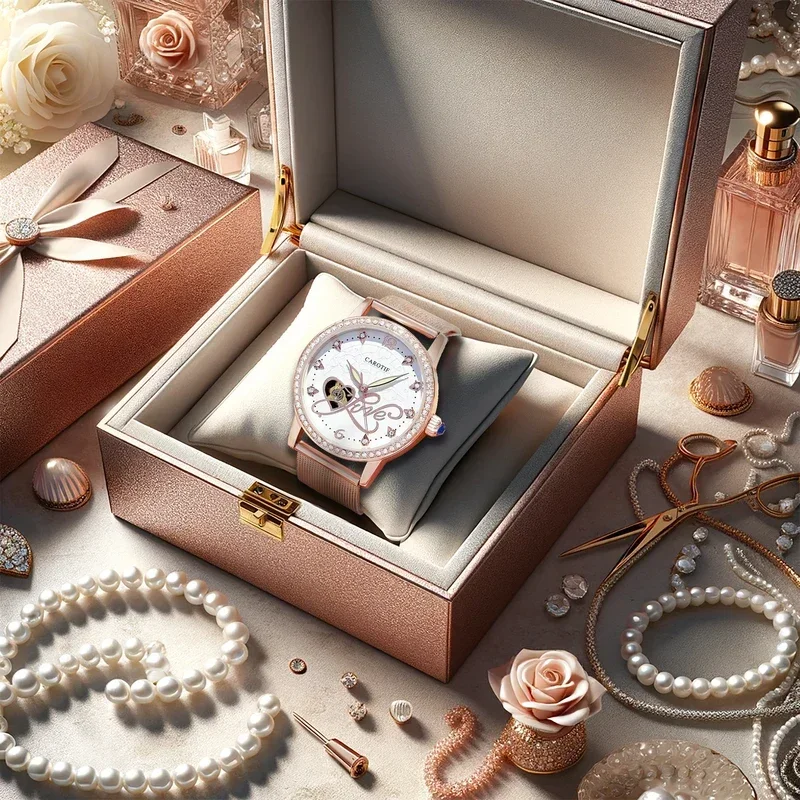 Модные Новые Женские Механические Наручные Часы Высококачественные Нишевые