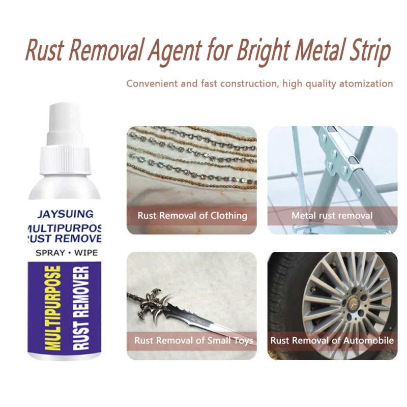 

30ml Car Rust Remover Spray Multi-Purpose Metal Surface Chrome Paint Car Maintenance Lubrication Cleaning Rust Remover