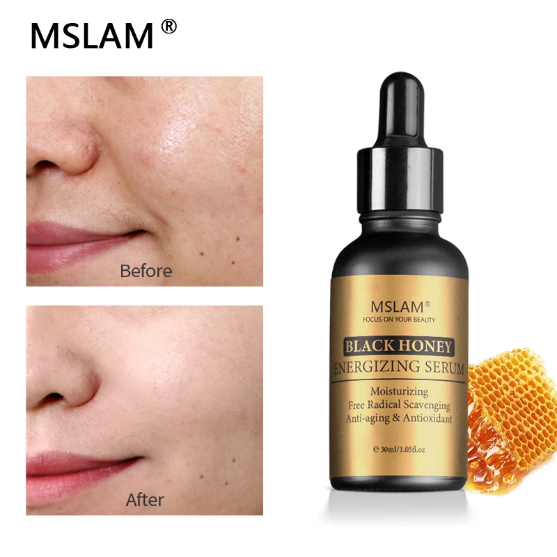 

French Black Honey Energizing Vitality Essence Firming Moisturizing Fine Wrinkle Repair Anti-aging &Antioxidant30ml