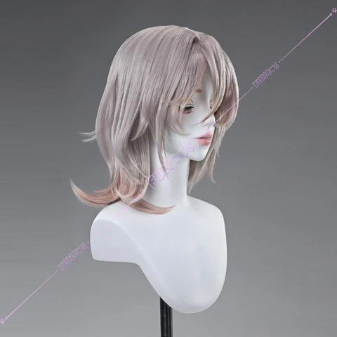 Kuchiba Женский парик Honkai Star Rail пепельно-розовый
