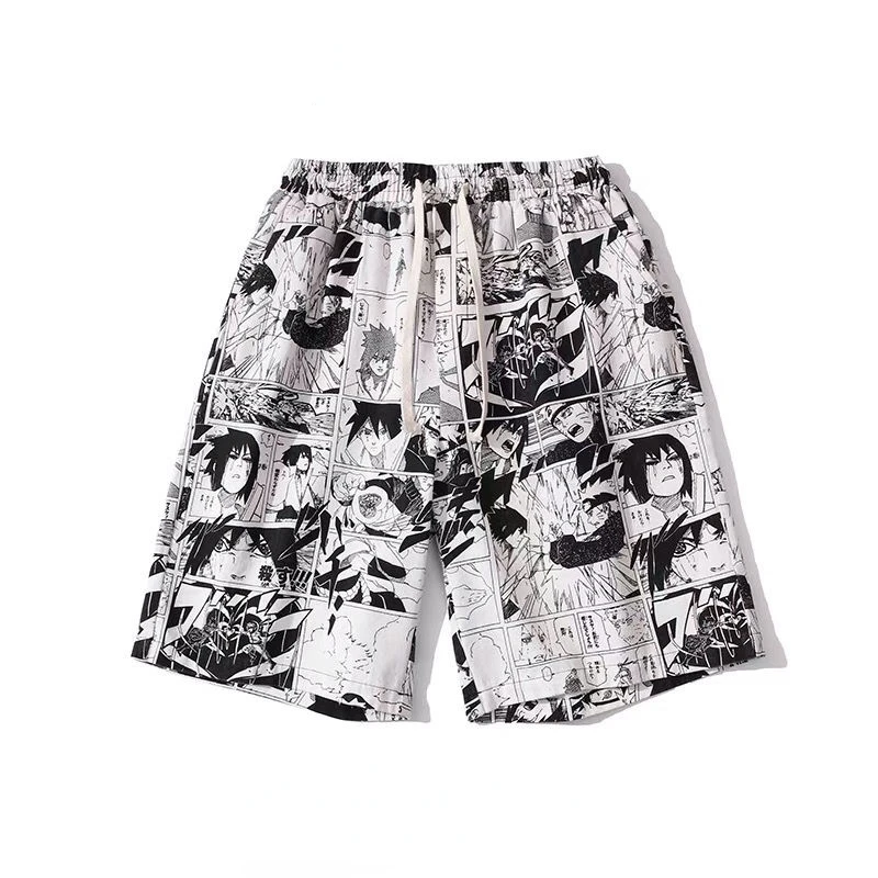 

Anime Naruto Comic Casual Beach Pants Summer Shorts