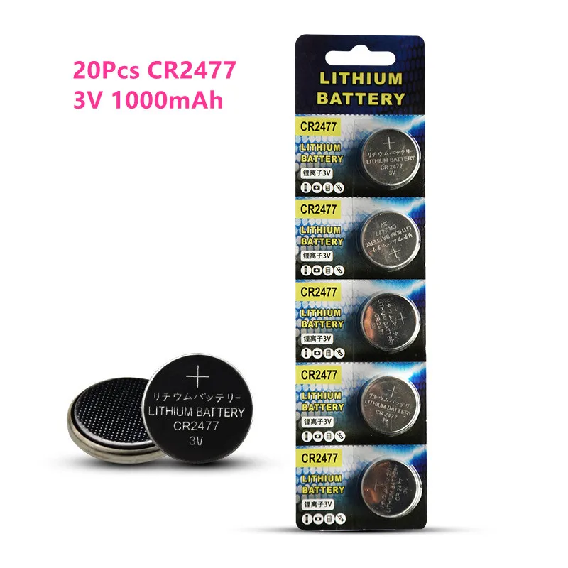 

20 шт., литиевые батареи для электронных шкал, 3 в