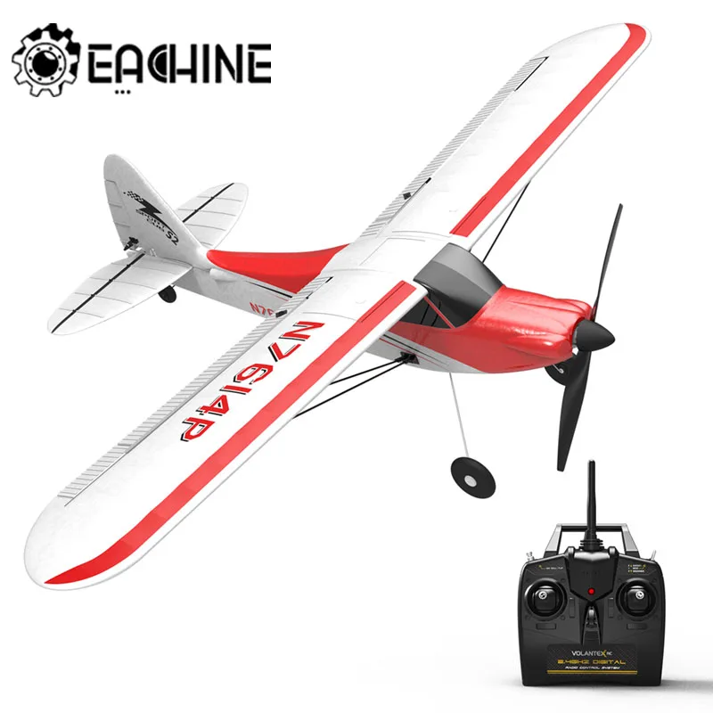 

Volantex Sport Cub 500 761-4 500mm Wingspan 4CH One-Key Aerobatic Beginner Trainer RC Glider Airplane RTF Built In 6-Axis Gyro