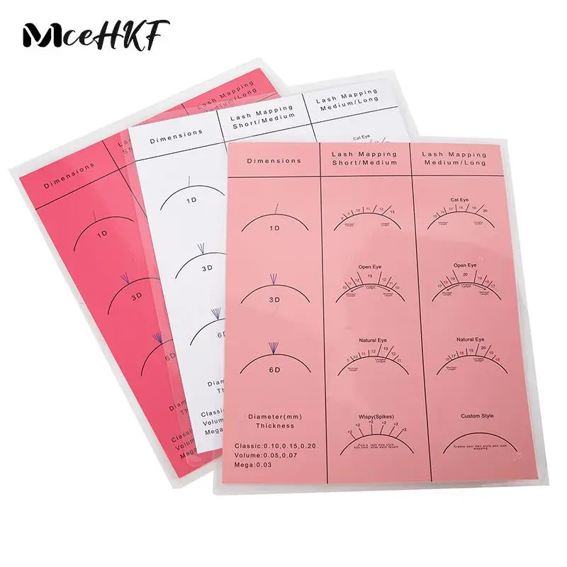 

Reusable Eye Lash Map Lash Extension Practice For Eyelash Extension Lash Mapping Lash Extension Accessories