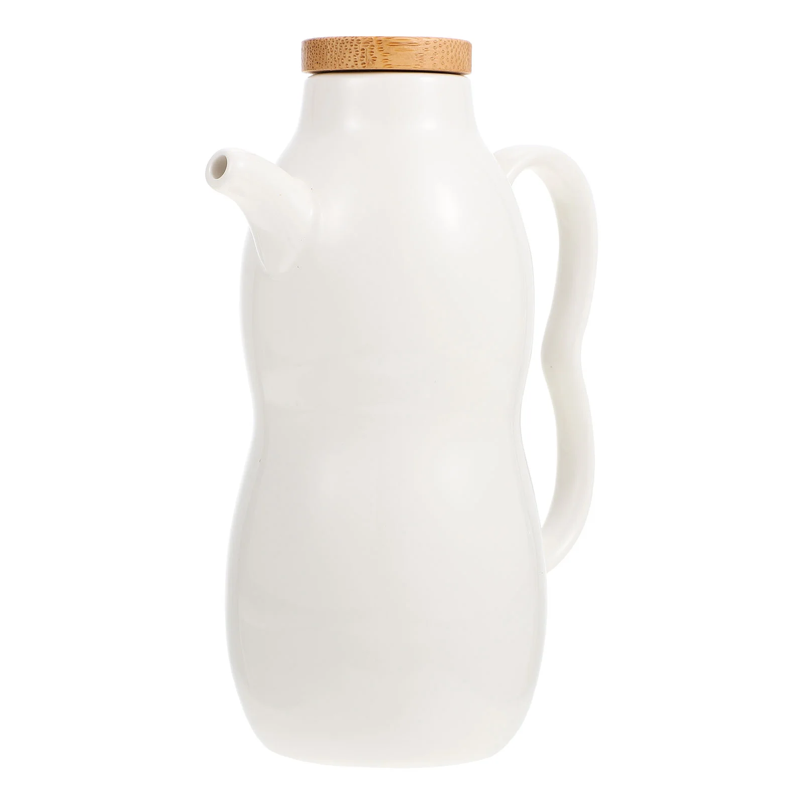 

Ceramic Sauce Bottle Soy Sauce Dispenser Sauce Dispenser Bottle Multi-function Vinegar Pot for Kitchen Home Hotel