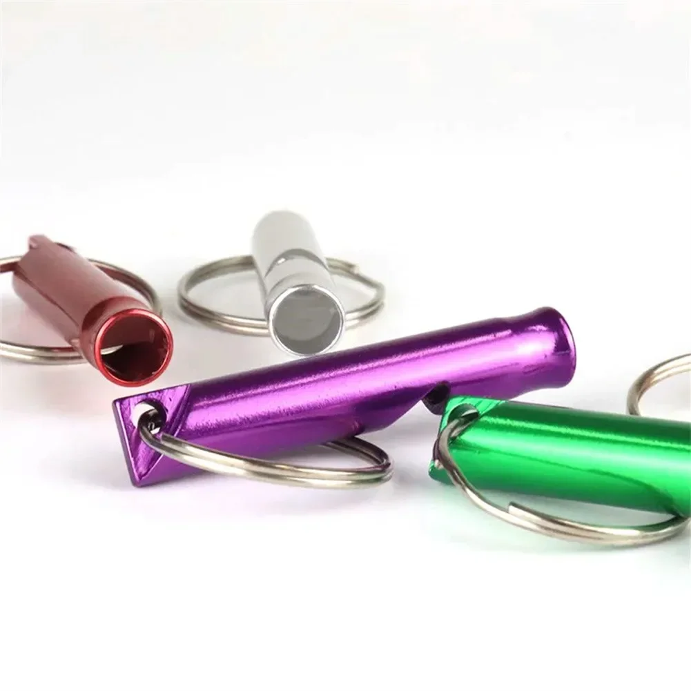 1 szt. 45x8mm ze stopu aluminium Mini gwizdek metalowy survivalowy Distress Pet Training karmienie pomocnik dla bezpieczeństwa pierwsza pomoc