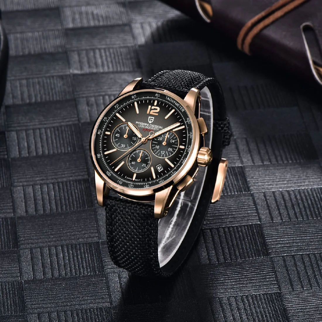 

PAGANI DESIGN NEW 41MM Men Quartz Watches Luxury Business Sport 100M Waterproof VK63 Sapphire Stainless Steel montre homme