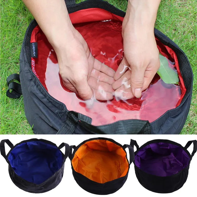 

Складная раковина для мытья на л, раковина для ног для путешествий, рыбалки, пешего туризма, отдыха на природе, портативное складное ведро, к...